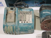Accuschuurmachine - makita - dbo180 oplader - makita - dc18ra - afbeelding 2 van  3