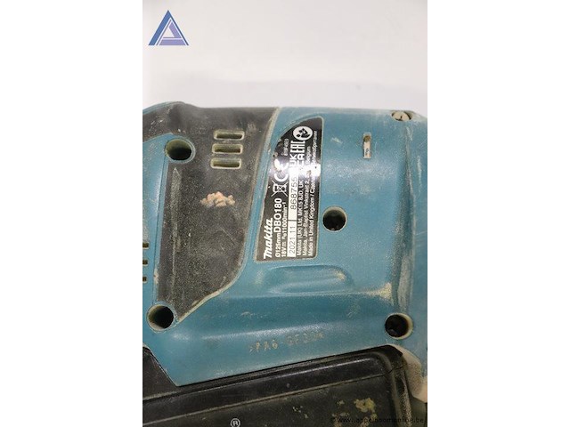 Accuschuurmachine - makita - dbo180 oplader - makita - dc18ra - afbeelding 3 van  3