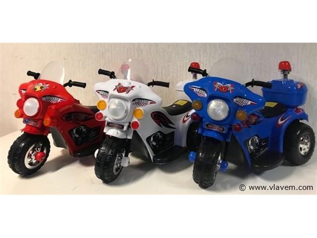 Accuscooter politie kleur geel - afbeelding 2 van  6