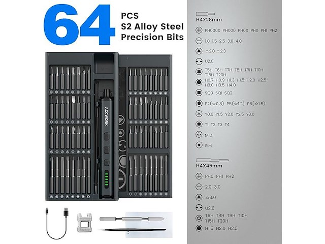 Accwork elektrische schroevendraaier - afbeelding 4 van  4