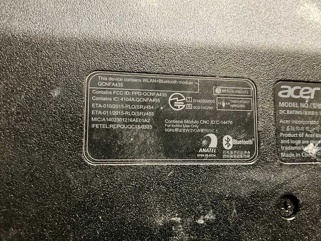 Acer aspire 1 laptop - afbeelding 7 van  7