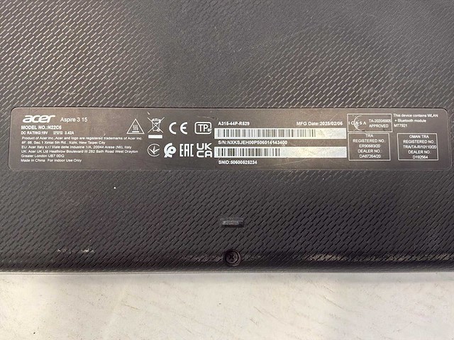 Acer aspire 3 15 laptop - afbeelding 6 van  6