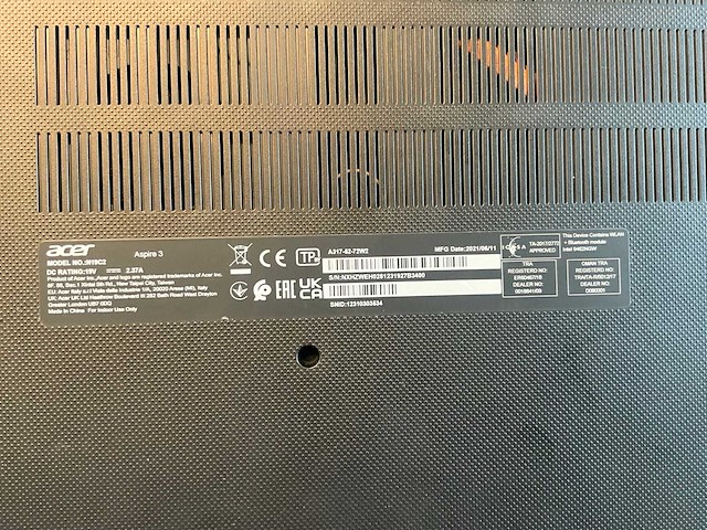 Acer aspire 3 laptop - afbeelding 10 van  11