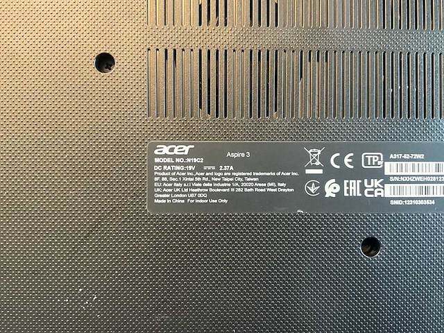 Acer aspire 3 laptop - afbeelding 11 van  11