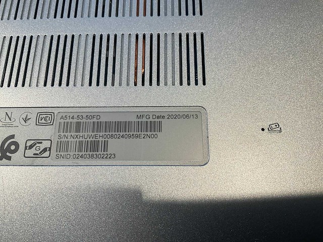 Acer aspire 5 n19h2 laptop - afbeelding 3 van  3