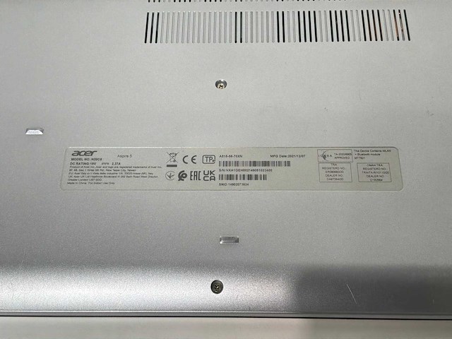Acer aspire 5 n20c5 laptop - afbeelding 9 van  9