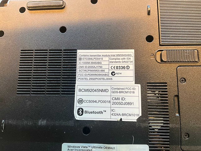 Acer aspire 9420 laptop - afbeelding 8 van  8