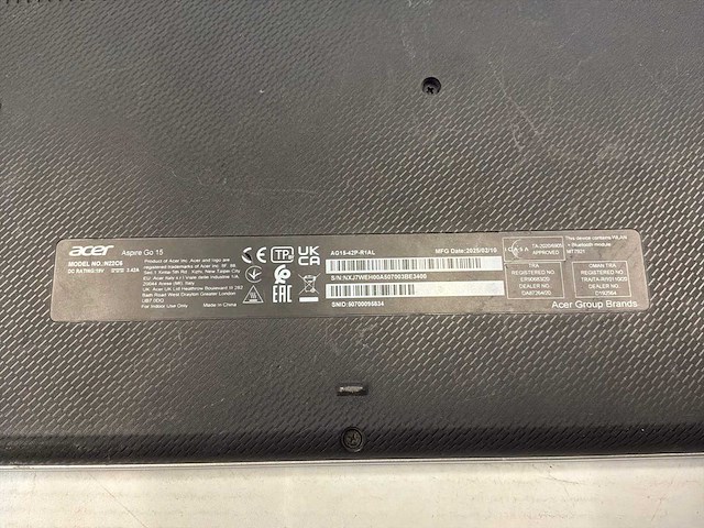 Acer aspire go 15 laptop - afbeelding 4 van  4