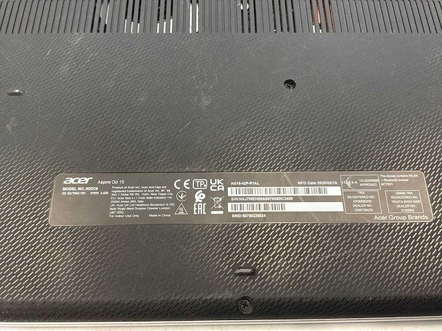 Acer aspire go 15 laptop - afbeelding 7 van  7