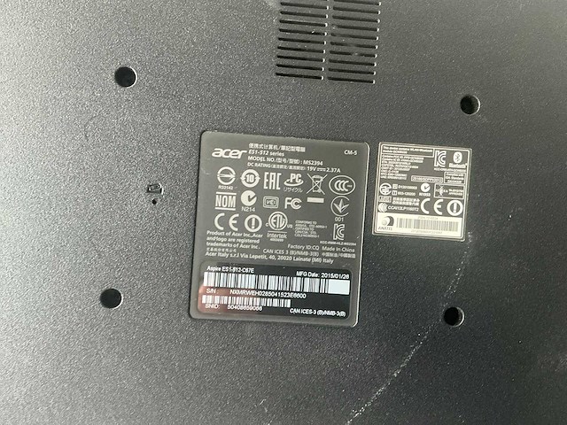 Acer aspire laptop - afbeelding 4 van  5