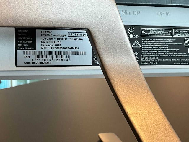 Acer et430k televisie (eerste verdiep) - afbeelding 2 van  2