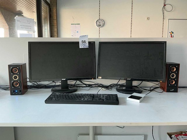 Acer k222hql pc-scherm (2x) - afbeelding 1 van  9