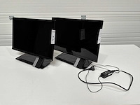 Acer s235hl monitor (2x) - afbeelding 1 van  4