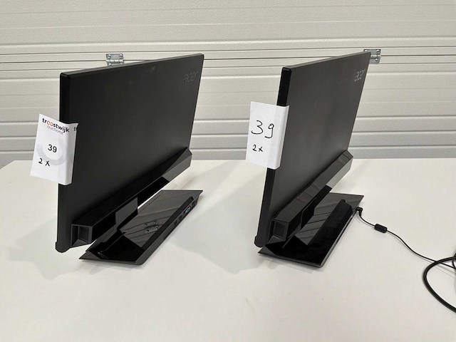 Acer s235hl monitor (2x) - afbeelding 2 van  4