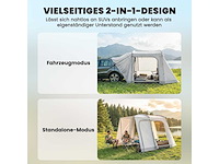 Achterste tent voor 2 tot 4 personen - 320 x 280 x 205 cm - 2-in-1 autotent - afbeelding 3 van  5