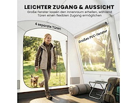 Achterste tent voor 2 tot 4 personen - 320 x 280 x 205 cm - 2-in-1 autotent - afbeelding 5 van  5