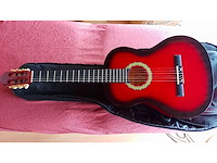Acoustisch - getekend “martinez" gitaar rood - afbeelding 1 van  3