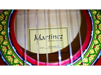 Acoustisch - getekend “martinez" gitaar rood - afbeelding 3 van  3