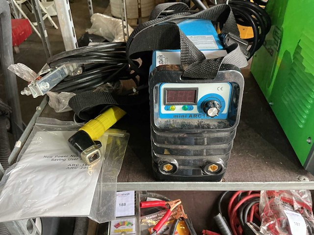 Acr 160 draagbaar elektrode lasapparaat inclusief toorts enz - afbeelding 2 van  2