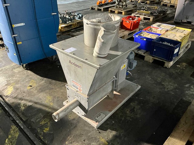 Acrison ai-105-2 rvs doseerbunker - afbeelding 1 van  5