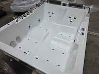 Acryl rechthoekig hydromassagebad eago