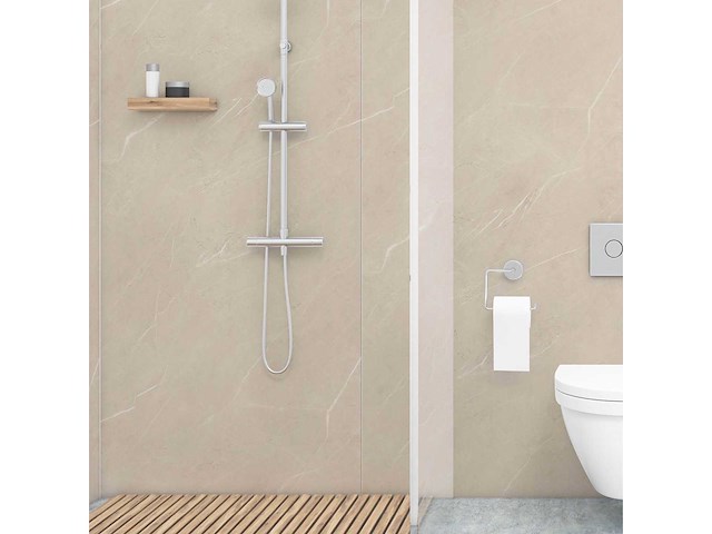 Acryl wandpanelen cream white (60st) - afbeelding 1 van  2