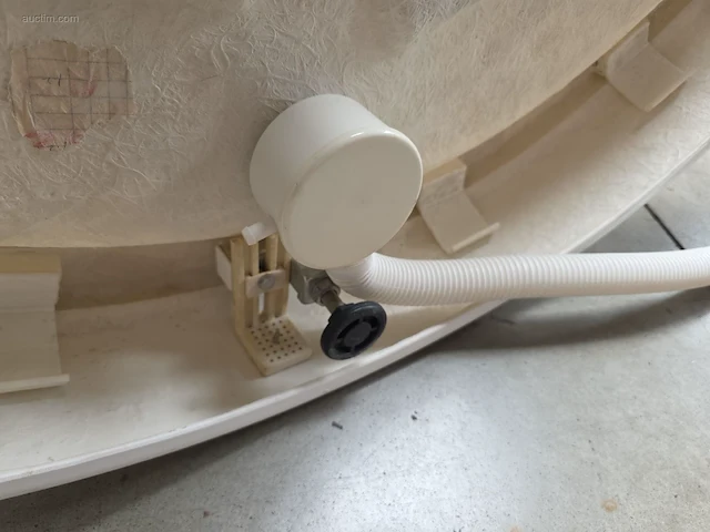 Acryl witte douchebak eago 1/4 rond - afbeelding 6 van  6