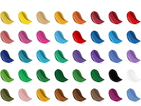 Acrylverfset 48 flesjes van 60ml met penselen - afbeelding 2 van  5