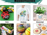 Acrylverfset 48 flesjes van 60ml met penselen - afbeelding 2 van  5