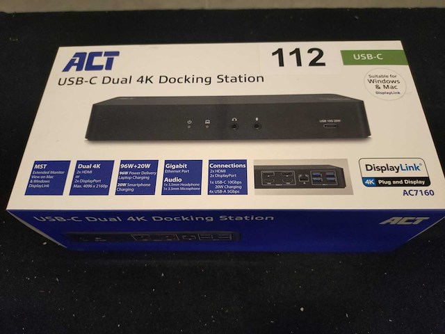 Act - ac1760 - docking station - afbeelding 1 van  1