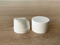 Actuator white amber and white matt overcap 38mm overige verpakkingsmaterialen (74631x) - afbeelding 2 van  4