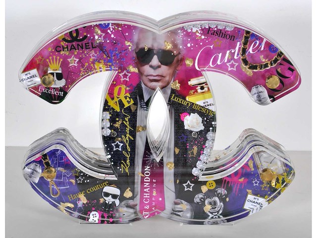 Ad van hassel – chanel - acrylaat sculptuur - afbeelding 3 van  4