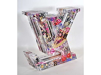 Ad van hassel – louis vuitton - acrylaat sculptuur - afbeelding 4 van  4