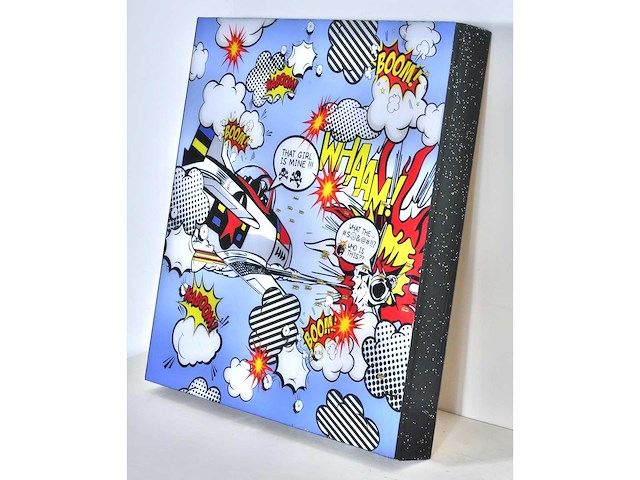 Ad van hassel – roy lichtenstein - limited edition, 1/50 - afbeelding 1 van  5
