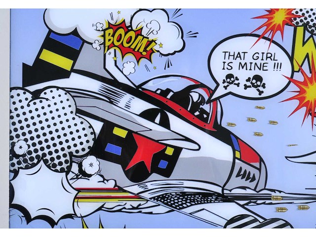 Ad van hassel – roy lichtenstein - limited edition, 1/50 - afbeelding 4 van  5