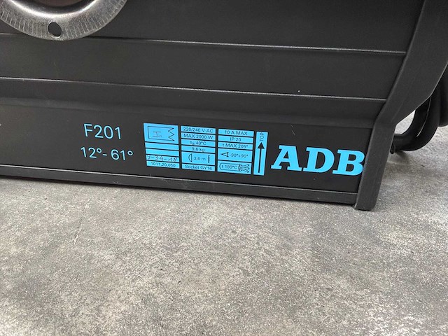Adb - f201 - 2kw fresnel (6x) - afbeelding 3 van  5