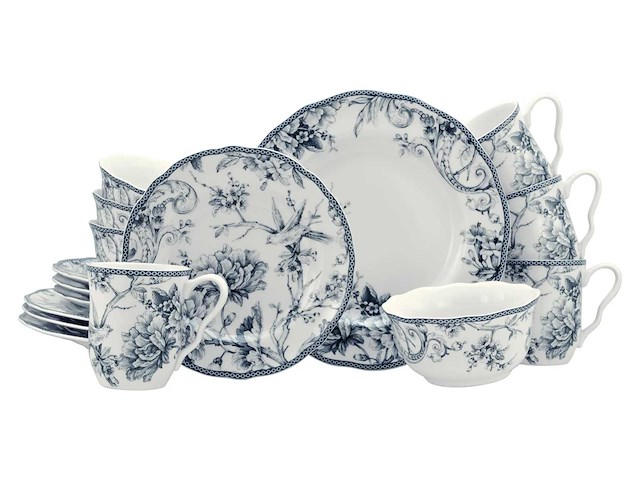 Adelaide blue, 16-delig dinerset, porselein - afbeelding 2 van  8