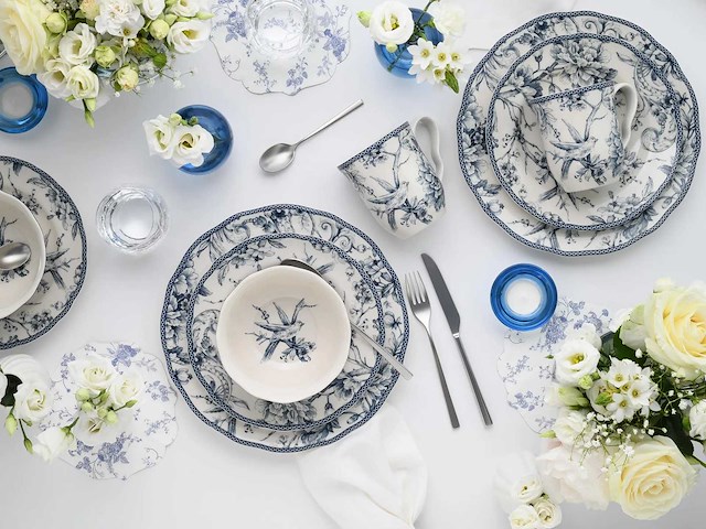 Adelaide blue, 16-delig dinerset, porselein - afbeelding 5 van  8