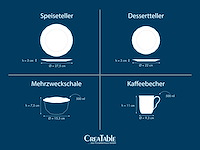 Adelaide blue, 16-delig dinerset, porselein - afbeelding 7 van  8