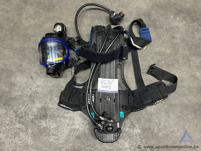 Ademluchttoestel dräger pa94d, inclusief masker. - afbeelding 1 van  3