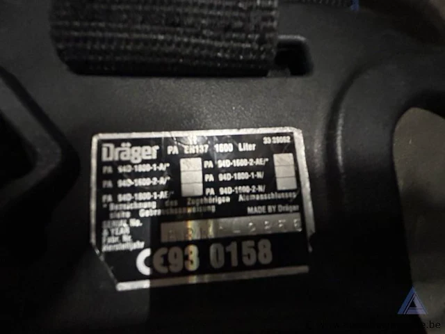 Ademluchttoestel dräger pa94d, inclusief masker. - afbeelding 3 van  3