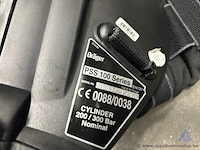 Ademluchttoestel dräger pss 100 series, serienummer brte-1743, inclusief ademluchtmasker. geschikt voor cilinders van 200/300 bar. - afbeelding 2 van  4