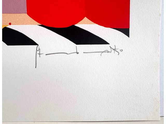 Adi steurbaut - verboden te zwemmen - litho - afbeelding 3 van  6