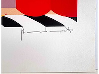 Adi steurbaut - verboden te zwemmen - litho - afbeelding 3 van  6