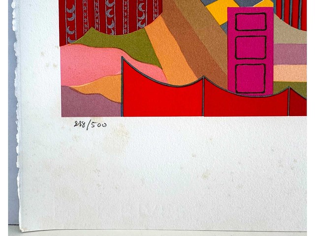 Adi steurbaut - verboden te zwemmen - litho - afbeelding 4 van  6