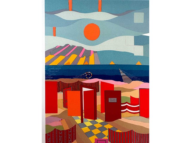 Adi steurbaut - verboden te zwemmen - litho - afbeelding 6 van  6