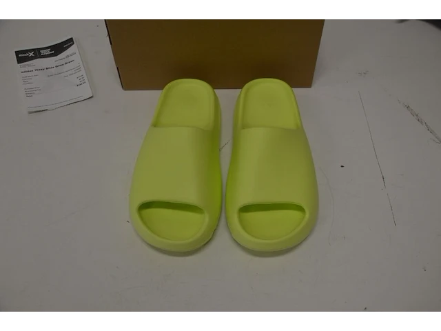 Adidas yeezy slide glow green maat 42,5 nieuw in doos (2) - afbeelding 4 van  10