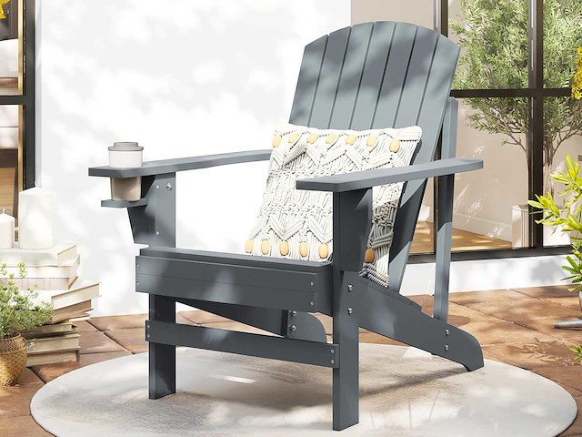 Adirondack comfort garden chair, ingebouwde bekerhouder - afbeelding 1 van  6