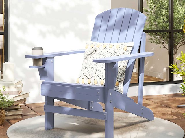 Adirondack tuinstoel met ingebouwde bekerhouder (x2) - afbeelding 1 van  7