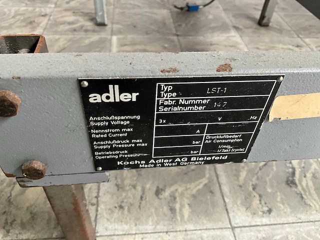 Adler 1962 1 voorbaanautomaat - afbeelding 8 van  16